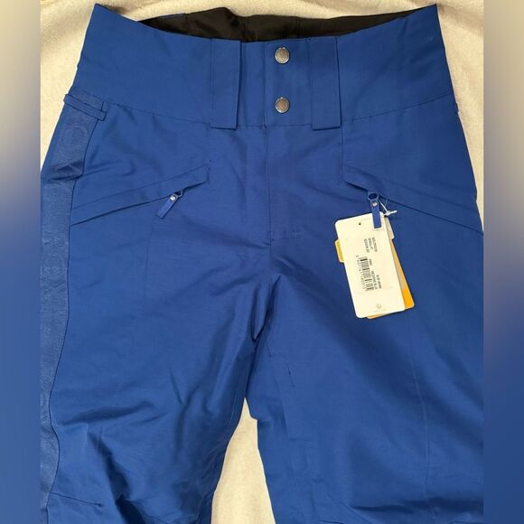NWT Roxy Womens Spiral Snow Pants Blue Regular Fit Ski Snowboard Medium NEW - Picture 7 of 10